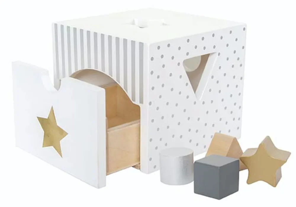 Shape Sorter Box - Silver