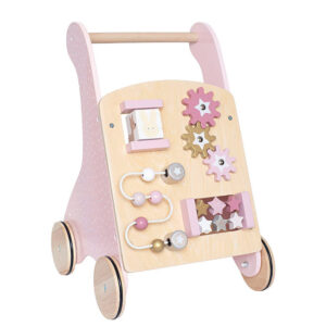 Baby Activity Walker in a pink shade.