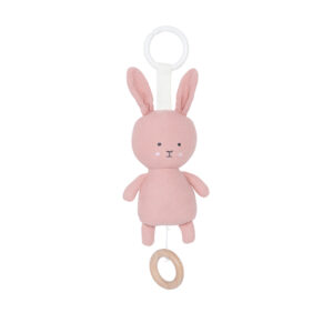 Musical pull bunny in pink