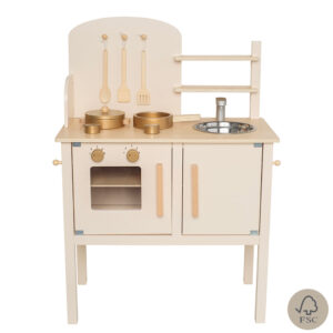 Cream scandi play kitchen